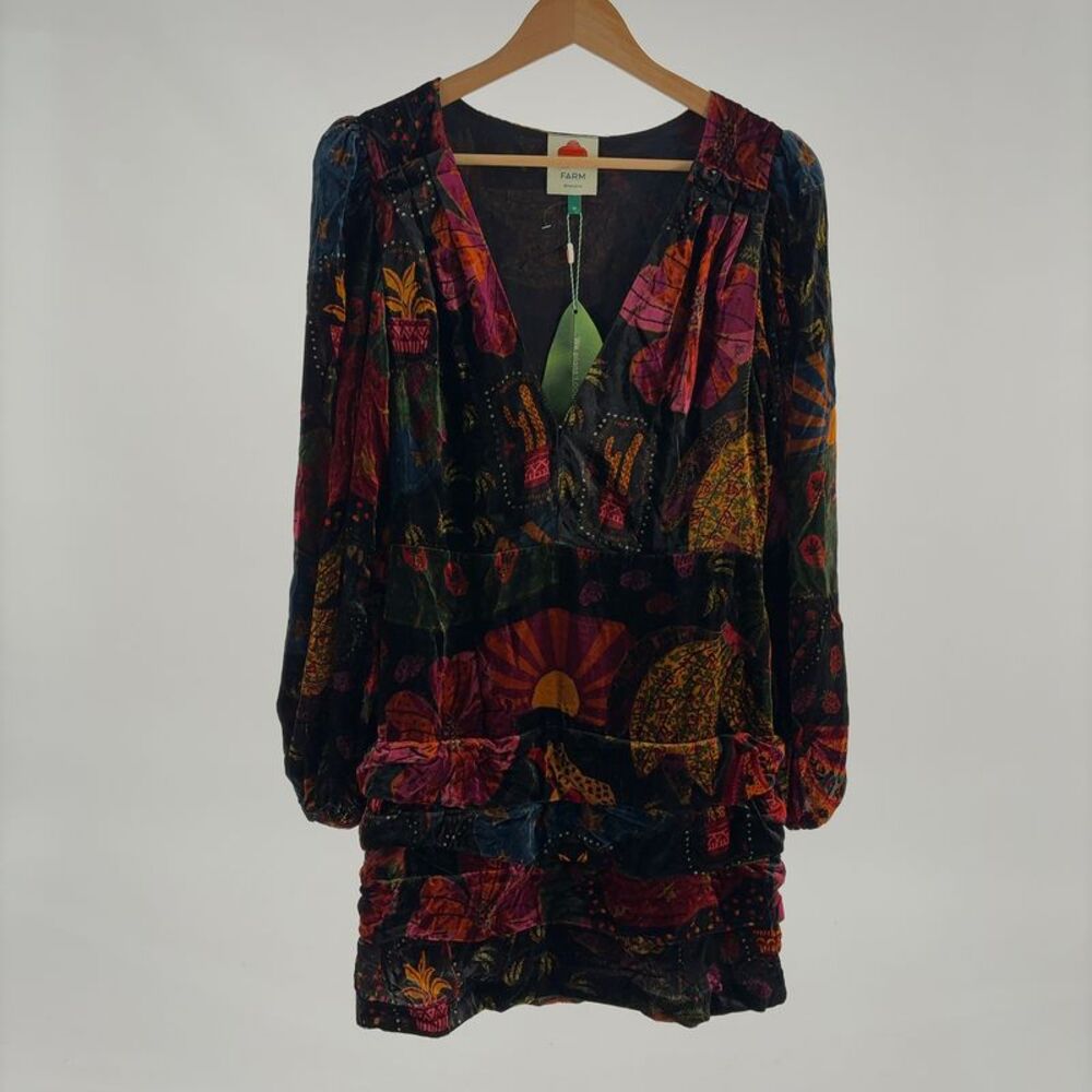 FARM Rio Crazy Mix Mini Dress
